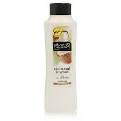 ALBERTO Balsam Shampoo Kokos & Litschi – Feuchtigkeitsspendend Für Alle Haartypen, 350 Ml